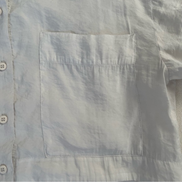 Zara Cropped Button-Up Dress Shirt - Picture 6 of 7